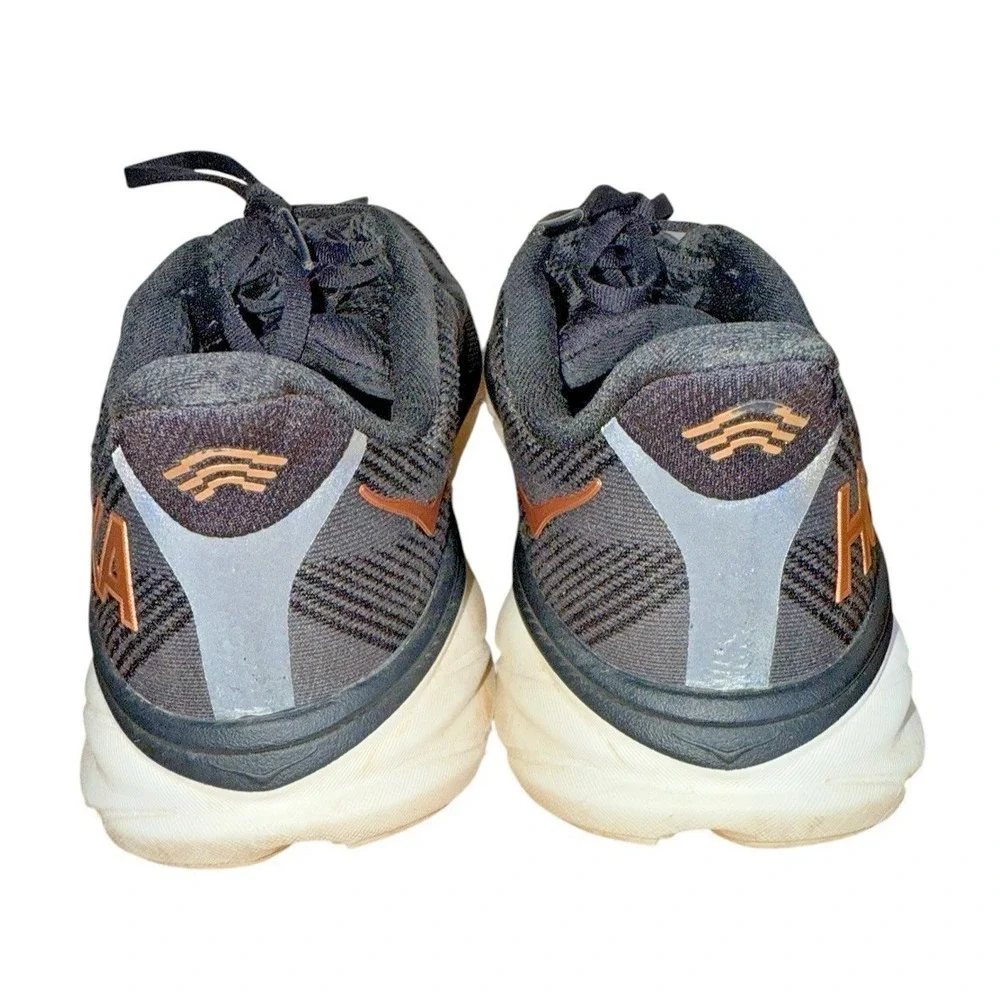 Hoka Clifton 9 Women 9 Running Shoes Black Rose Gold 1127896 BRGL Sneaker